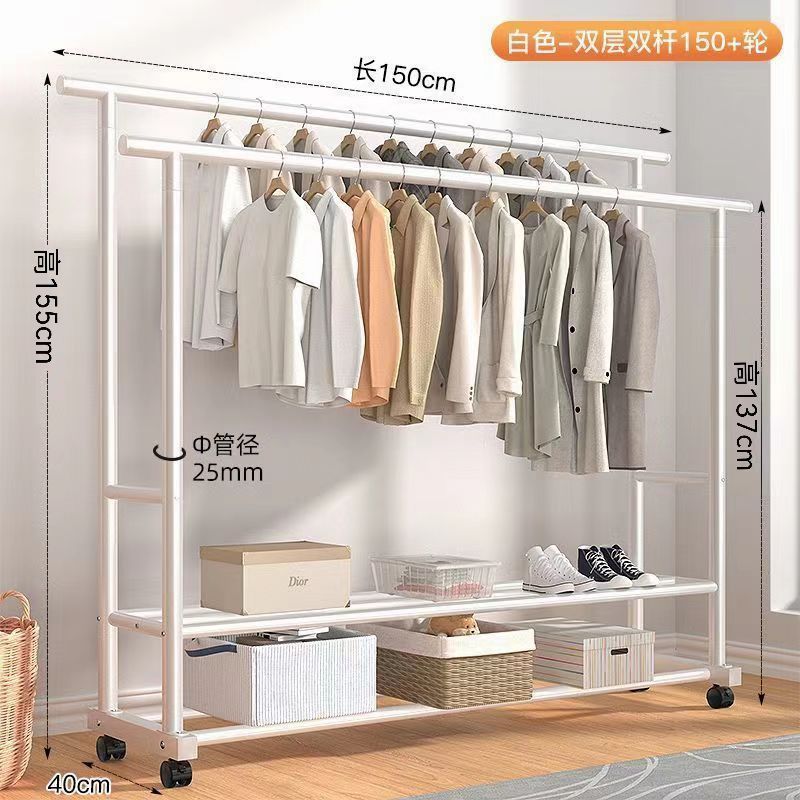 25 튜브 더블 레이어 더블 폴 150 화이트 + 휠