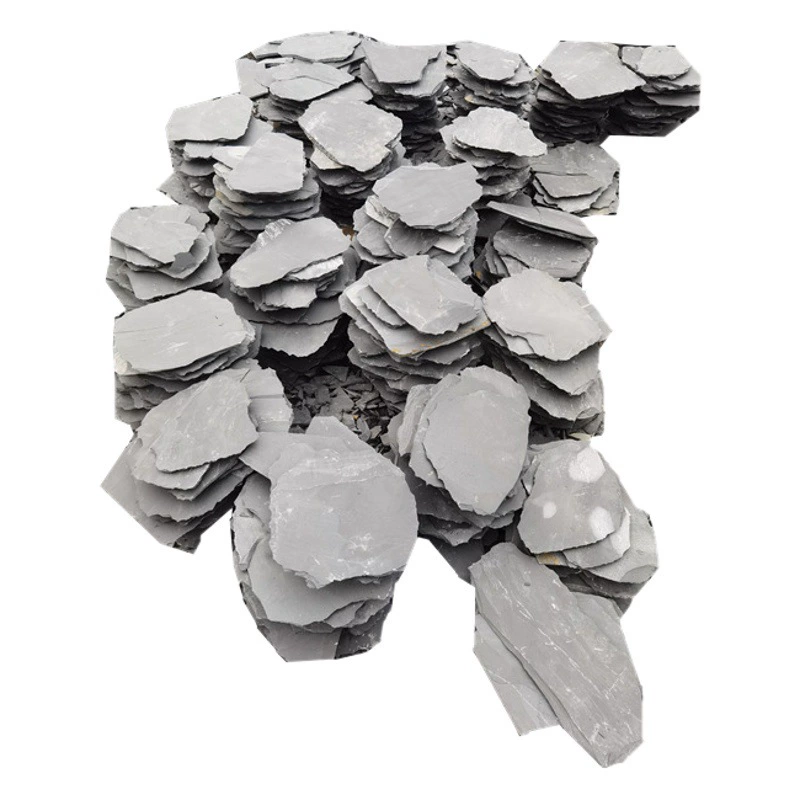 Голубой Камень Пляж Пейзажный Камень Нерегулярный Разбитый Парк Двор Ландшафтный Бассейн Камень Черный Подводный Камень