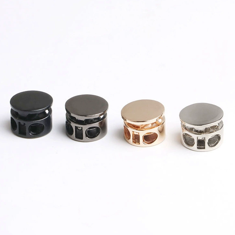 Mine-shaped spring buckle alloy rope buckle down jacket hanging bell rope pig nose accessories elastic adjustment buckle clothing button