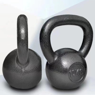 Manufacturer wholesale cast iron solid kettlebell fitness equipment home exercise sports kettle small volume paint portable 2