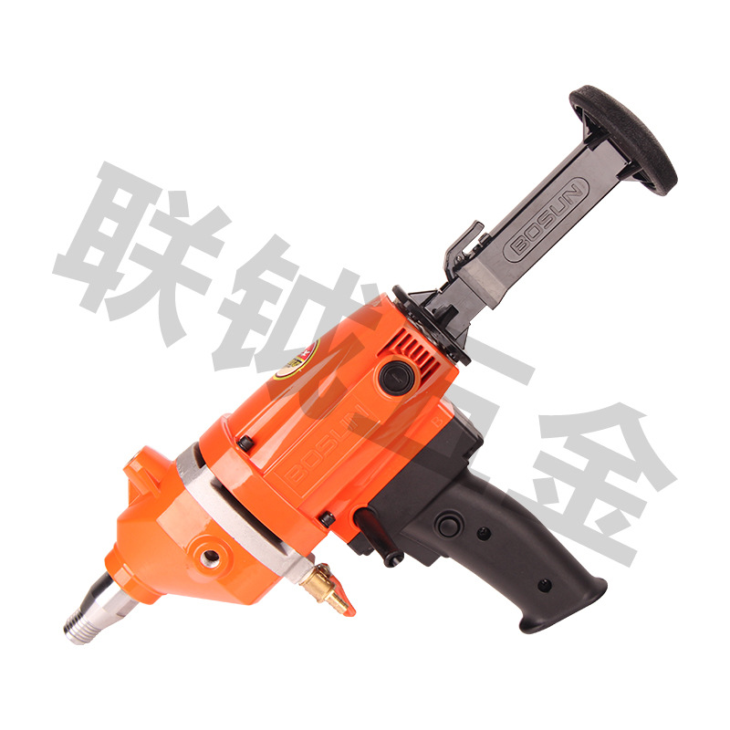 博深BOSUN水钻机手持打孔升降干湿两用混凝土空调110B开孔器