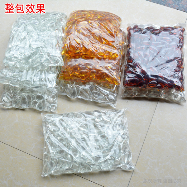 transparent pendant drop-shaped