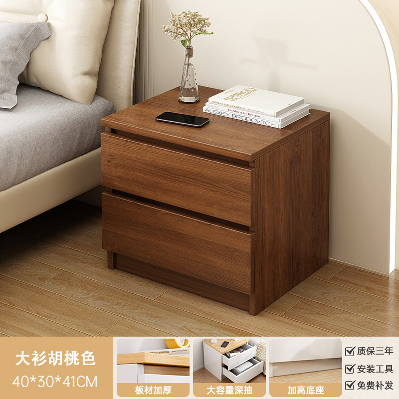 Mini meseta de cabezal de cama dormitorio doméstico 2026 nuevo armario de almacenamiento simple gris de lujo ligero de alta calidad armario de almacenamiento junto a la cama
