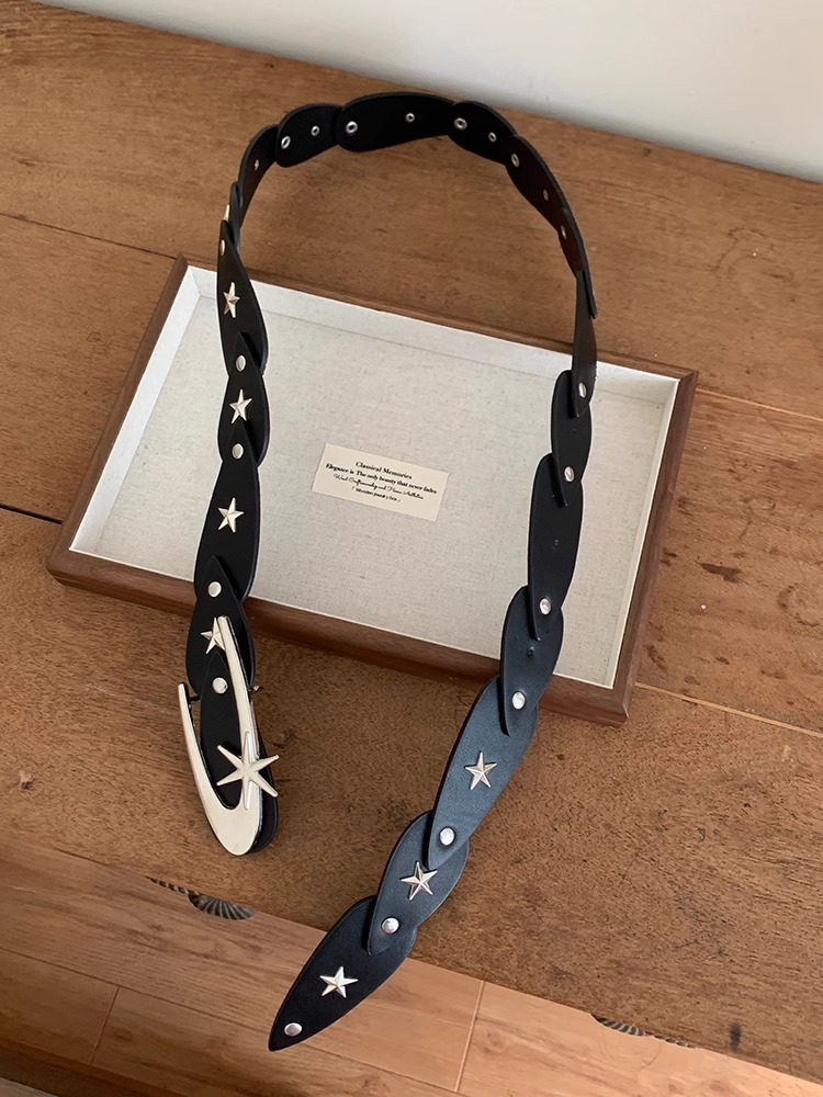 Y2k Spice Girl Star Gürtel Weibliche Nische Design Sinn Subkultur Vielseitige Taille Kette Punk Stil Taille Gürtel Zubehör_voghion.com