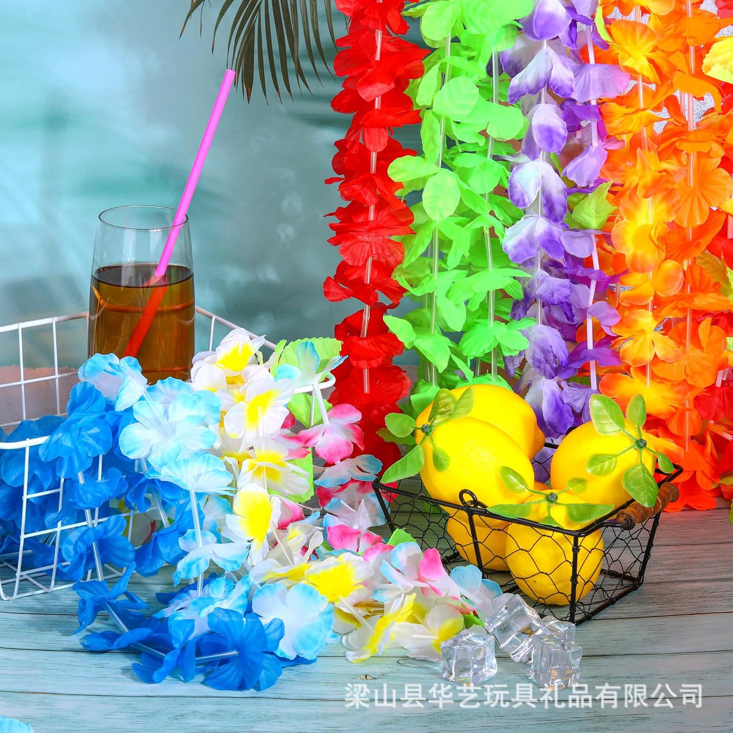 Fabricante suministro al por mayor de 36PCS guirnaldas hawaianas transfronterizas paquetes de guirnaldas opcionales de compresión de vacío