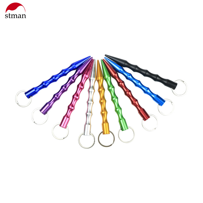 Bastón de lobo de autodefensa para mujer