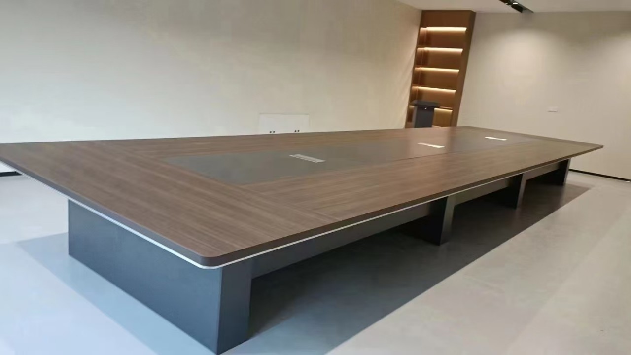 沈阳鞍山抚顺本溪办公会议桌职员开会洽谈培训桌椅组合优质长条桌