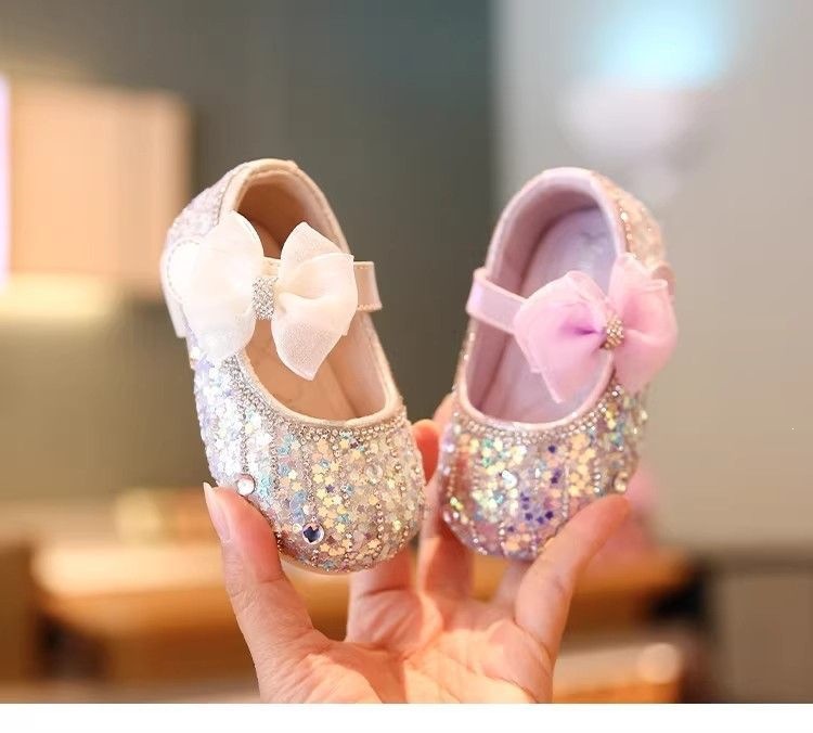 Chaussures bébé fille premier pas semelle souple en cuir_voghion.com