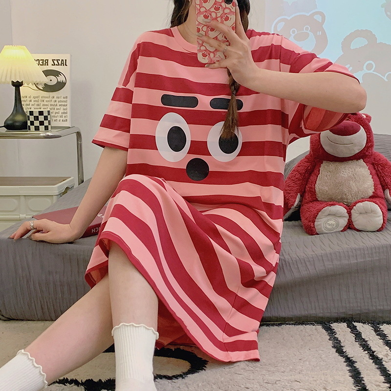 Pijama de verano para mujeres 2024 nueva mujer de algodón sexy de verano de mangas cortas para mujeres embarazadas pijamas de gato negro de verano para mujeres