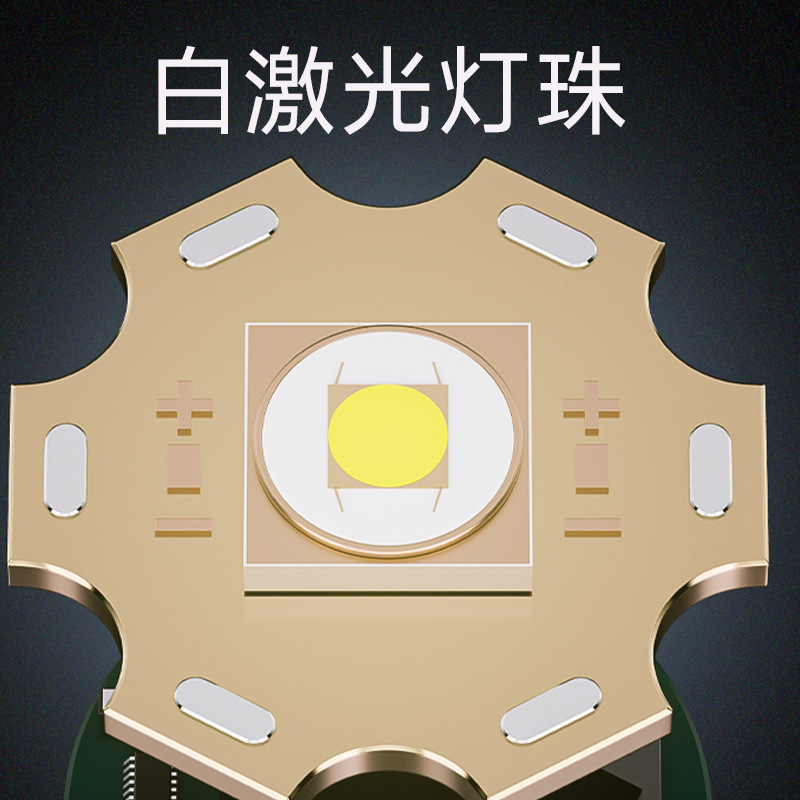 懐中電灯強力な光充電超高輝度多機能長距離屋外家庭用小型ポータブル超長バッテリー寿命レーザー点火可能|undefined