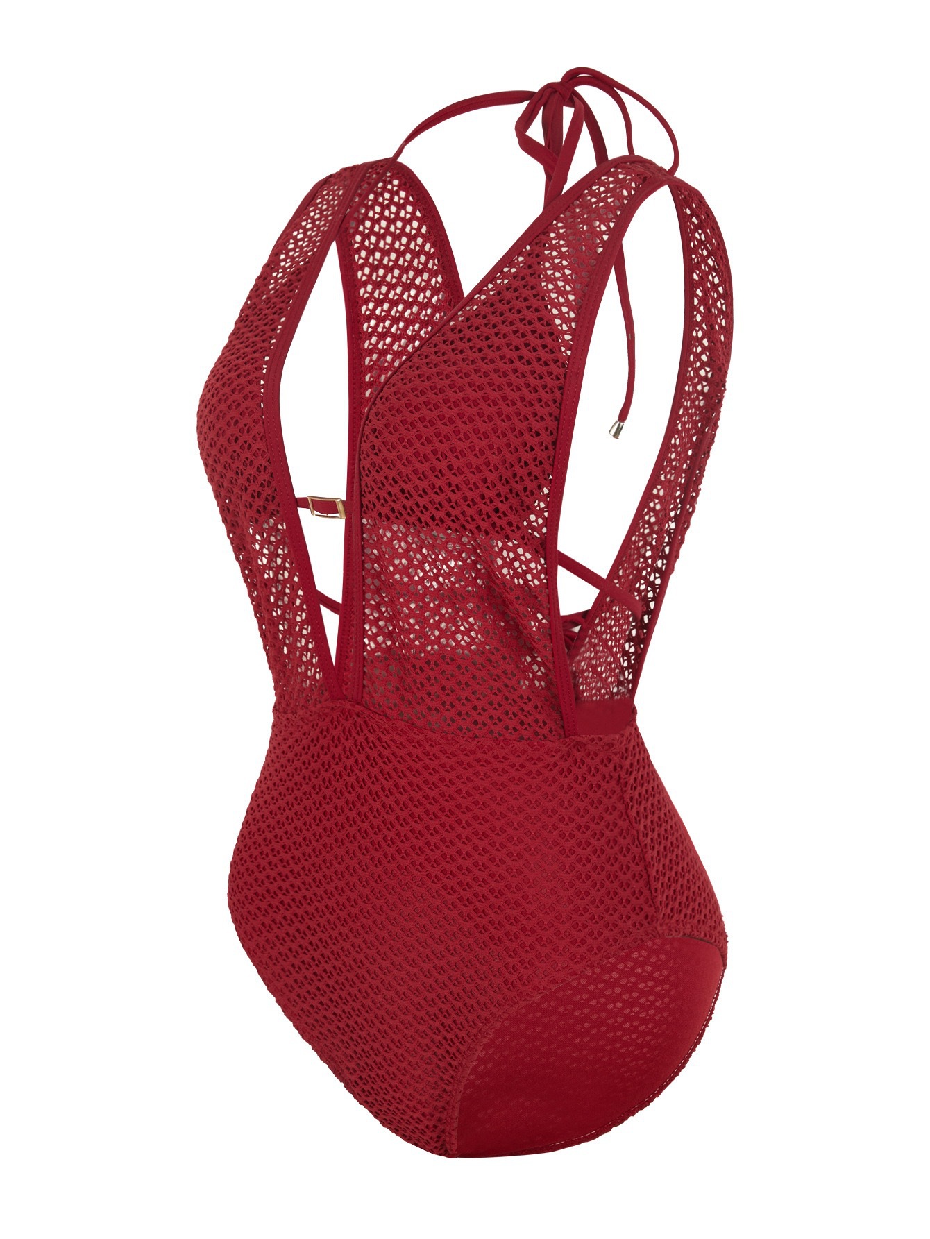 Nuovo stile bikini da donna europeo-americano in rete traspirante e altamente elastico, costume da bagno due pezzi, molto venduto in Russia_voghion.com