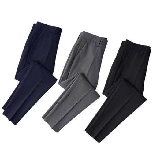 Slim Fit Relaxed Straight Leg Hangeur Men's Casual Pants Spring and Autumn Season Weightless Iron-Free