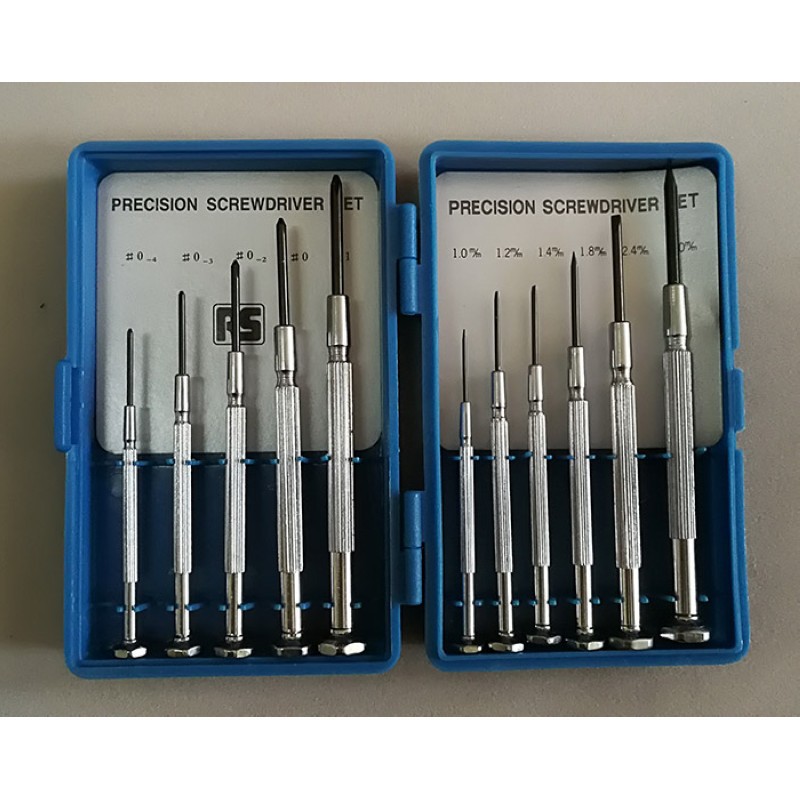 537-883 RS Pro欧时工具代理 11件套 公制钟表眼镜螺丝刀套件