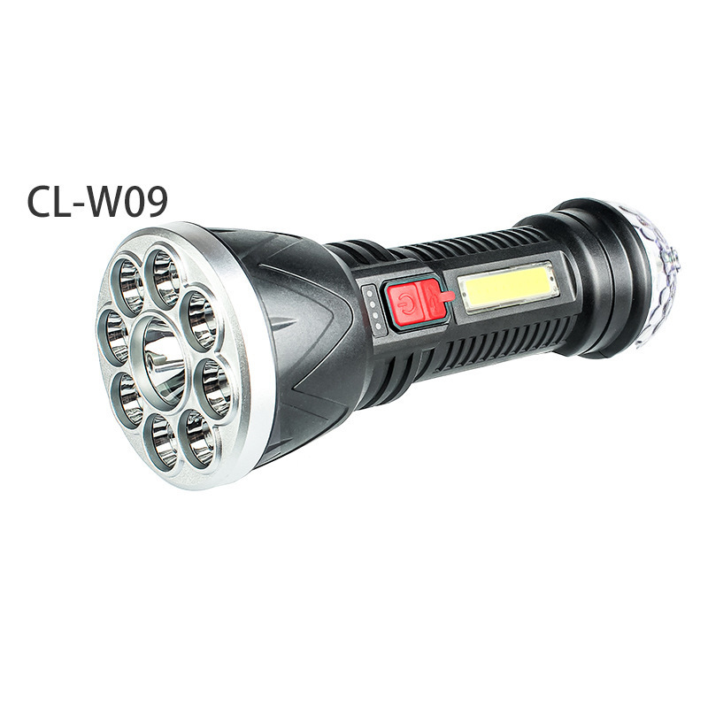 9LED+매직볼 랜턴+측면 조명 10COB+단일 배터리