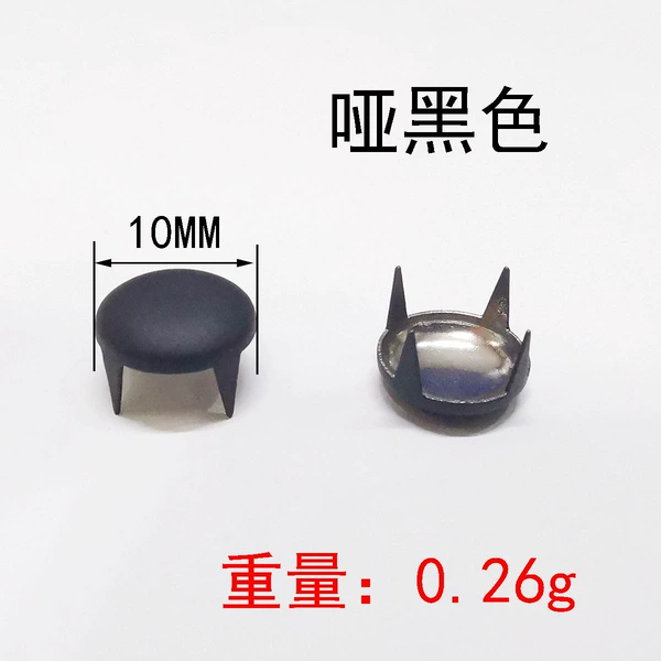 Round claw nail nail black 10mm 10mm