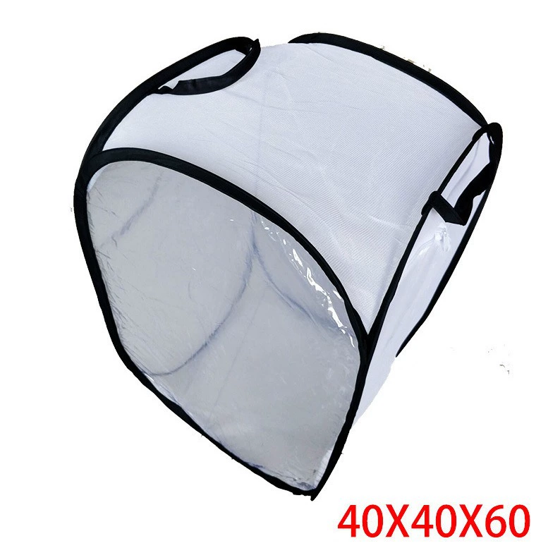 Большая складная клетка для животных из ПВХ, клетка-бабочка с сеткой от насекомых, теплица для выращивания растений, контейнер для разведения рептилий, портативный.