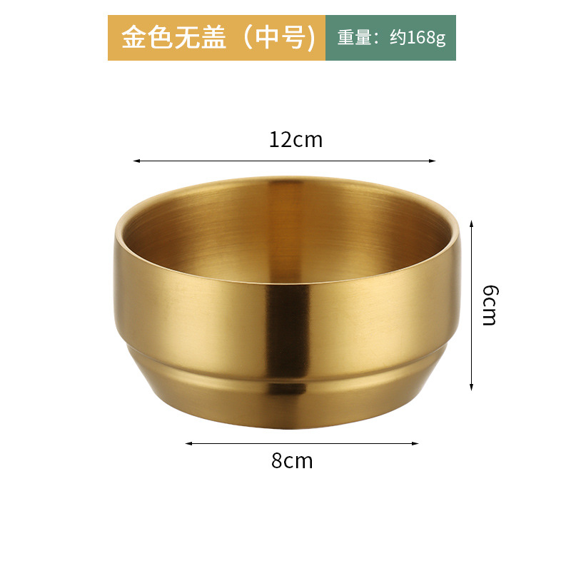 12cm Oro (304 sin tapa)