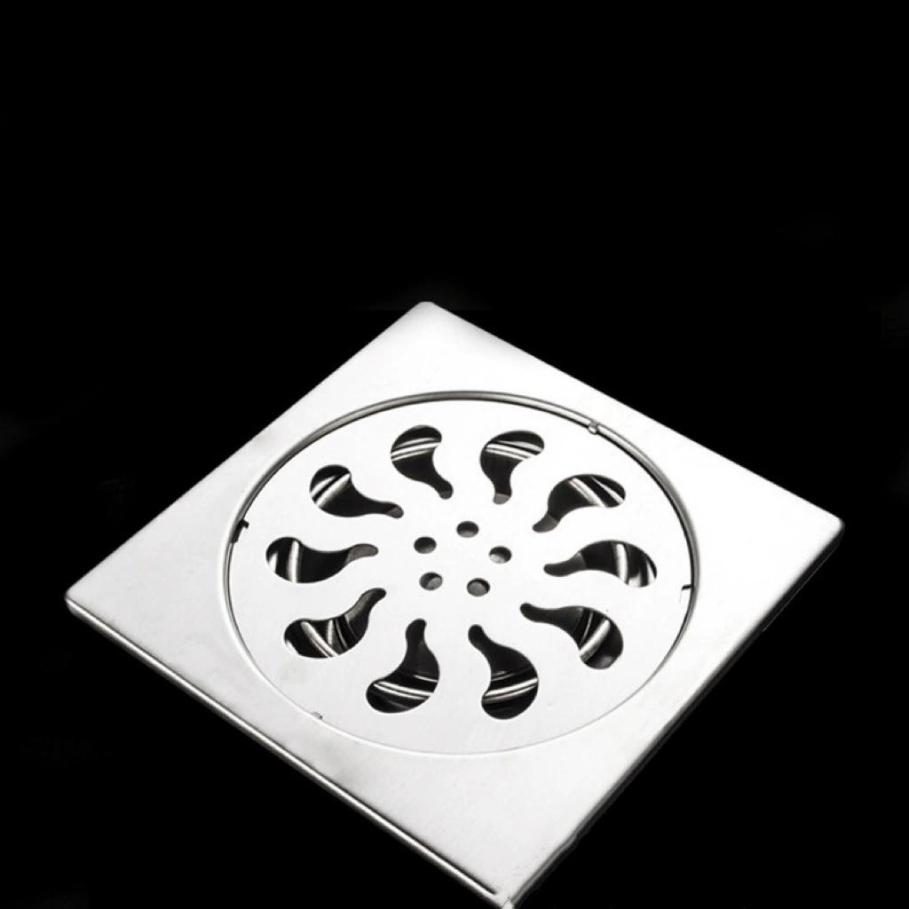 Слив для пола из нержавеющей стали утолщенный встроенный квадратный Слив для пола большой объем ванной комнаты Невидимый Слив для пола самоуплотняющийся Слив для пола