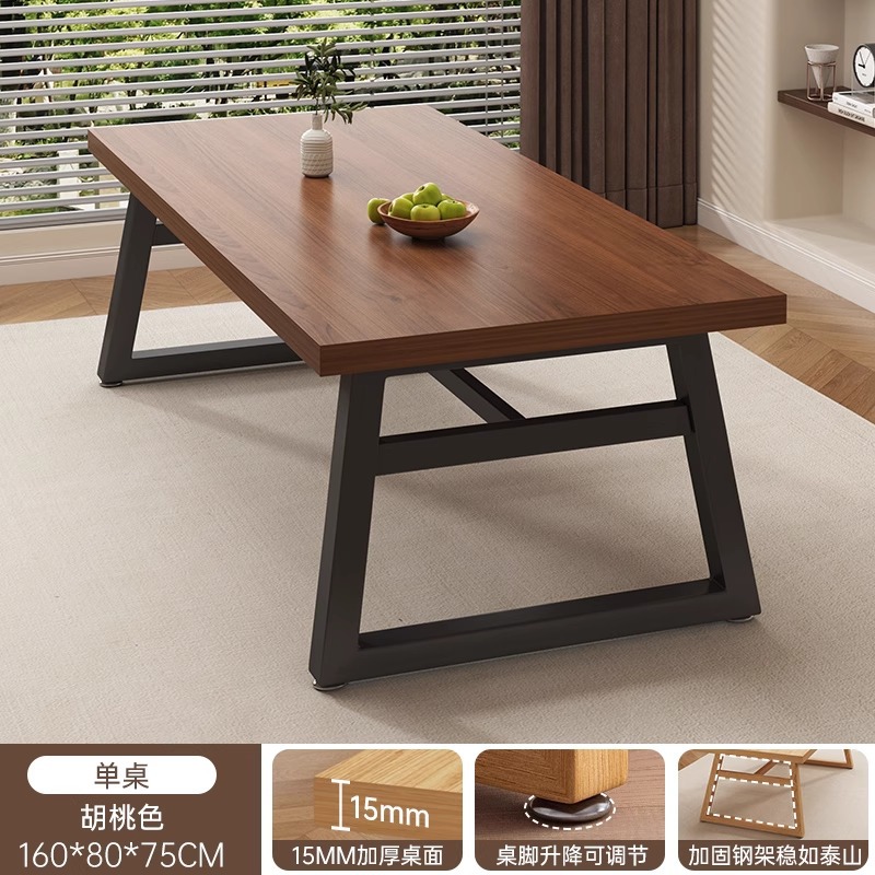 Mesa de comedor doméstica pequeña mesa de comedor simple mesa de comedor rectangular mesa de sala de estar combinación de mesa y silla de comedor comercial