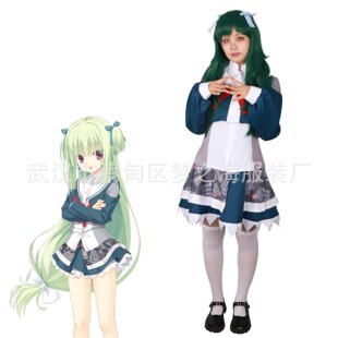千恋万花COS校服 丛雨茉子芳乃蕾娜cosplay校服服装舞台演出服-阿里巴巴