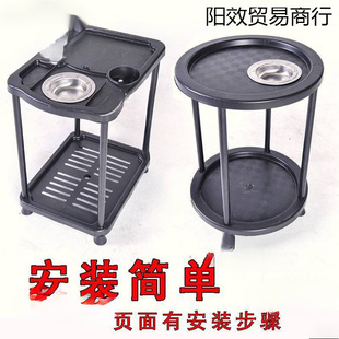 Mahjong machine Chess and card room coffee table plastic ashtray small tea table rack round square mahjong table house tea room tea rack