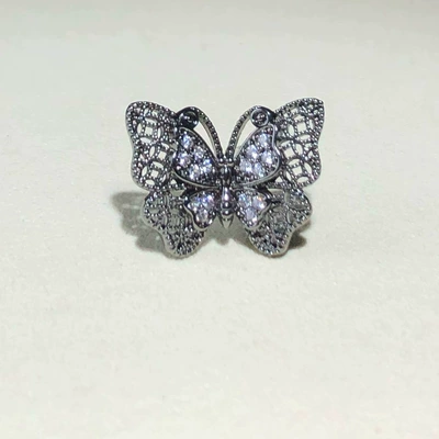 Zərgərlik ara hissələri DIY Accessories Cut Out Lace - black-butterfly