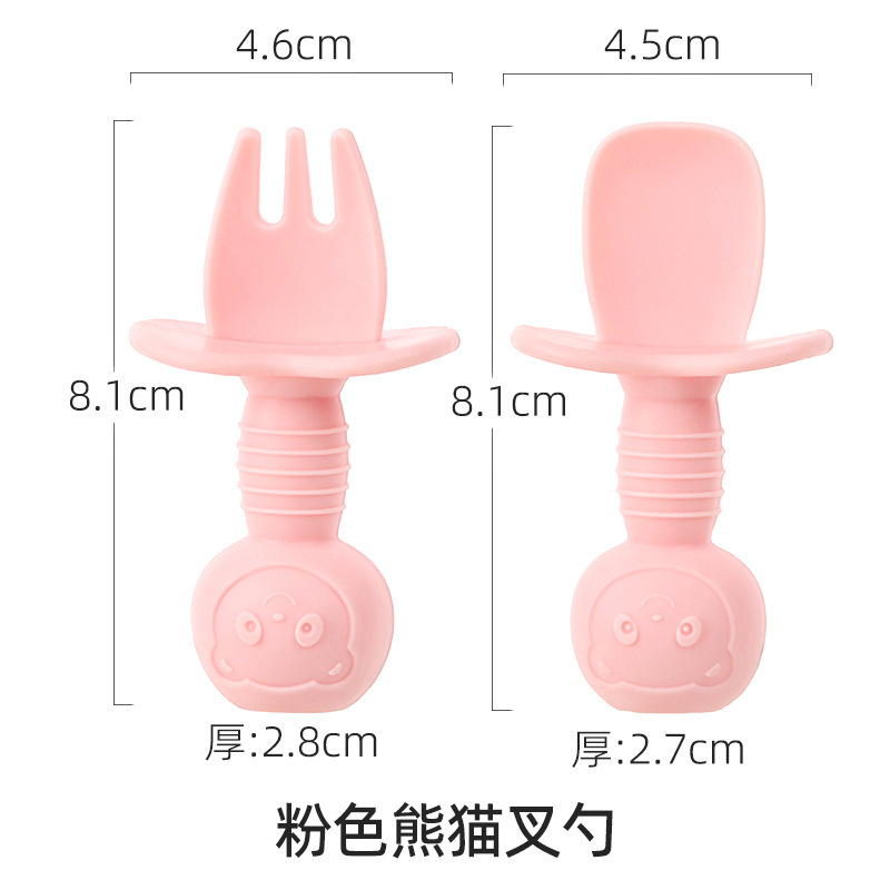 子供用食器セット、ベビーシリコンボウル、フォーク、スプーン、離乳食ボウル、食器、食品グレードシリコン食器|undefined