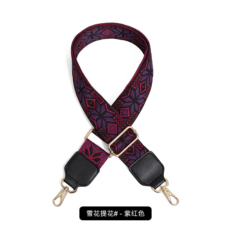 눈송이 자카드-퍼플 레드