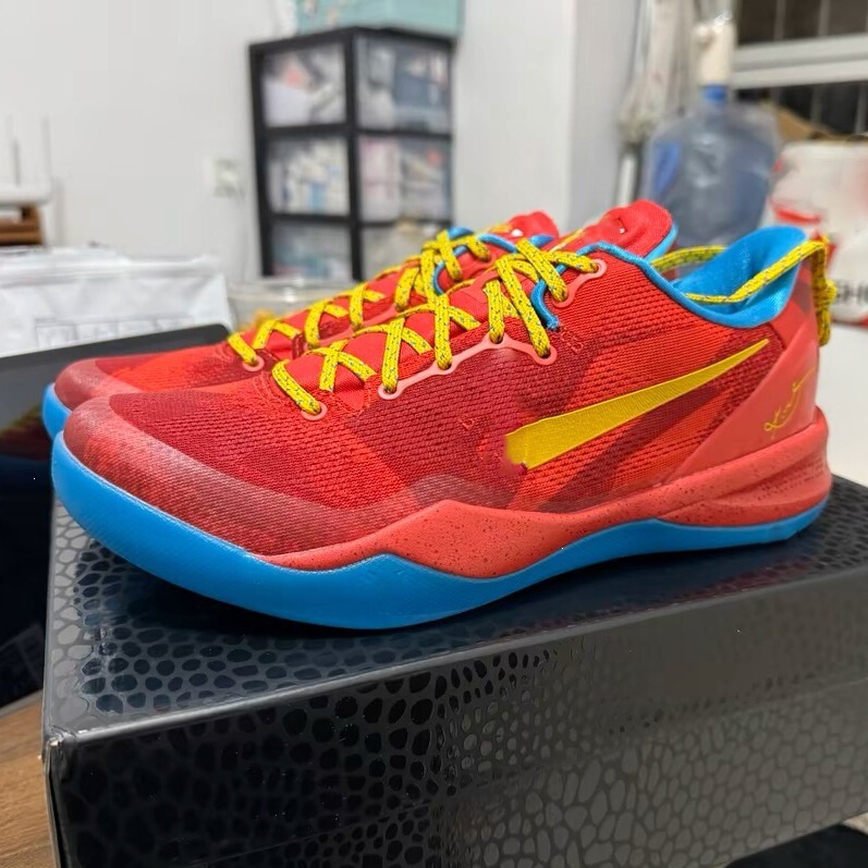 High-quality Kobe 8 Year of the Horse basketball shoes, training and practical anti-torsion sneakers for men, shock-absorbing breathable sports shoes, casual shoes