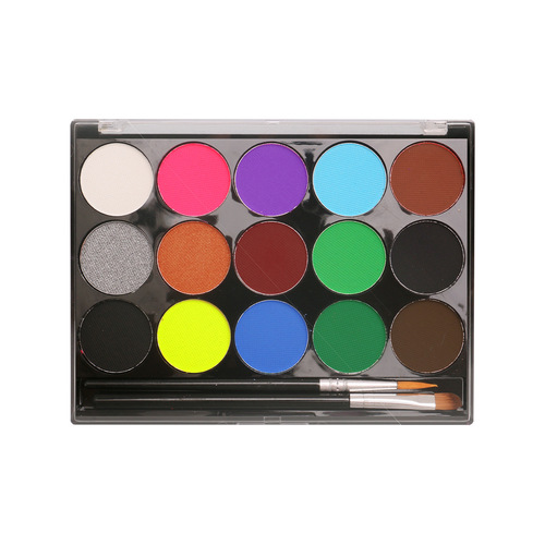 Cross-border water-soluble face paint 15-color body paint pigment model face paint Halloween face makeup water-based face paint