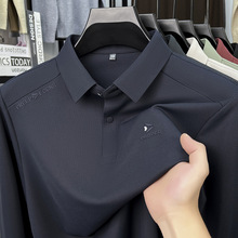 华夫格新品爆款男长袖薄款高级感中老年男装商场专柜同款一件代发