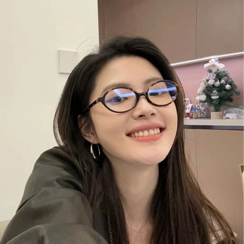 Book Art Student Myopic Glasses Girl Fresh and Natural Bare Face Tortoiseshell Frame Retro Optical Glasses Anti-Blue Light Myopia Glasses