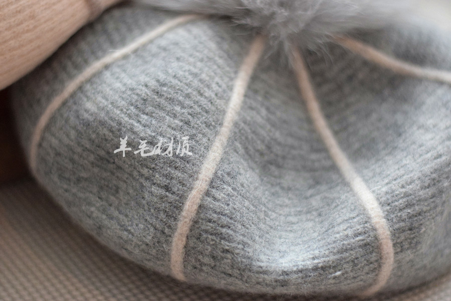 Pumpkin Wool Beret - Image 5