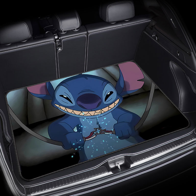 Cross-border American car trunk mat crystal velvet floor mat dirty and easy to take care of car sound insulation mat items dust mat