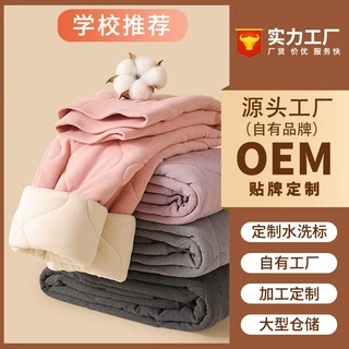 加工定制儿童保暖棉衣棉裤校服神器冬季防寒加绒加厚内外穿打底裤