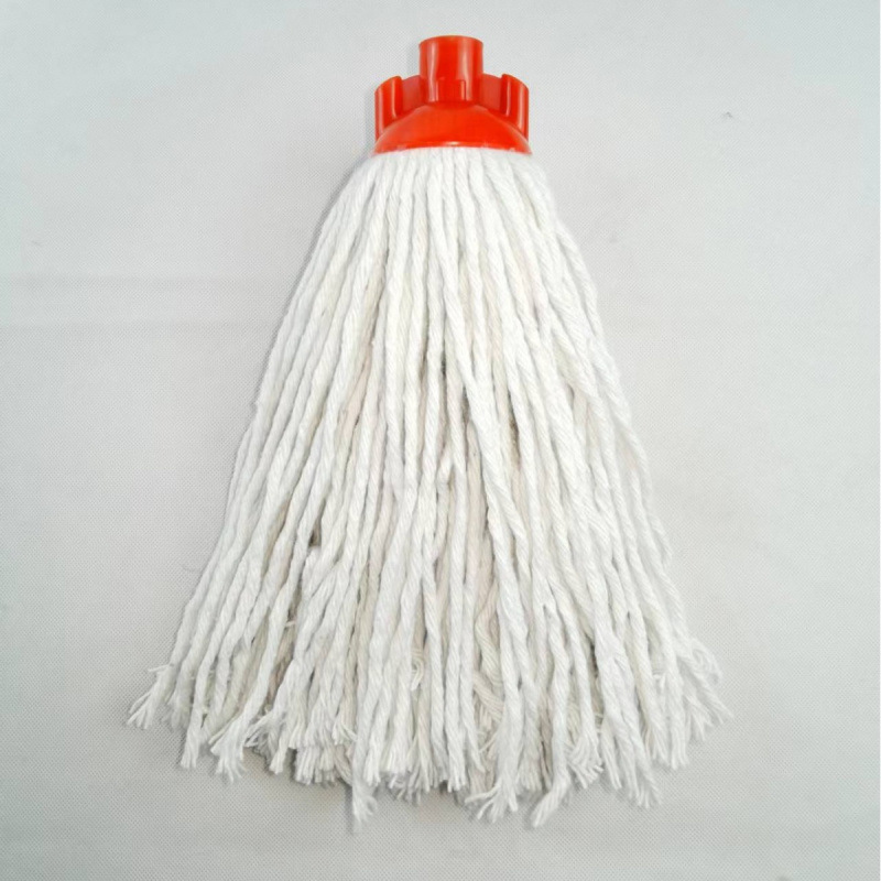 Mayorista cabeza redonda piso duro trapo giratorio hotel limpio doméstico ligero tornillo de agua reemplazable cabeza de trapo de algodón