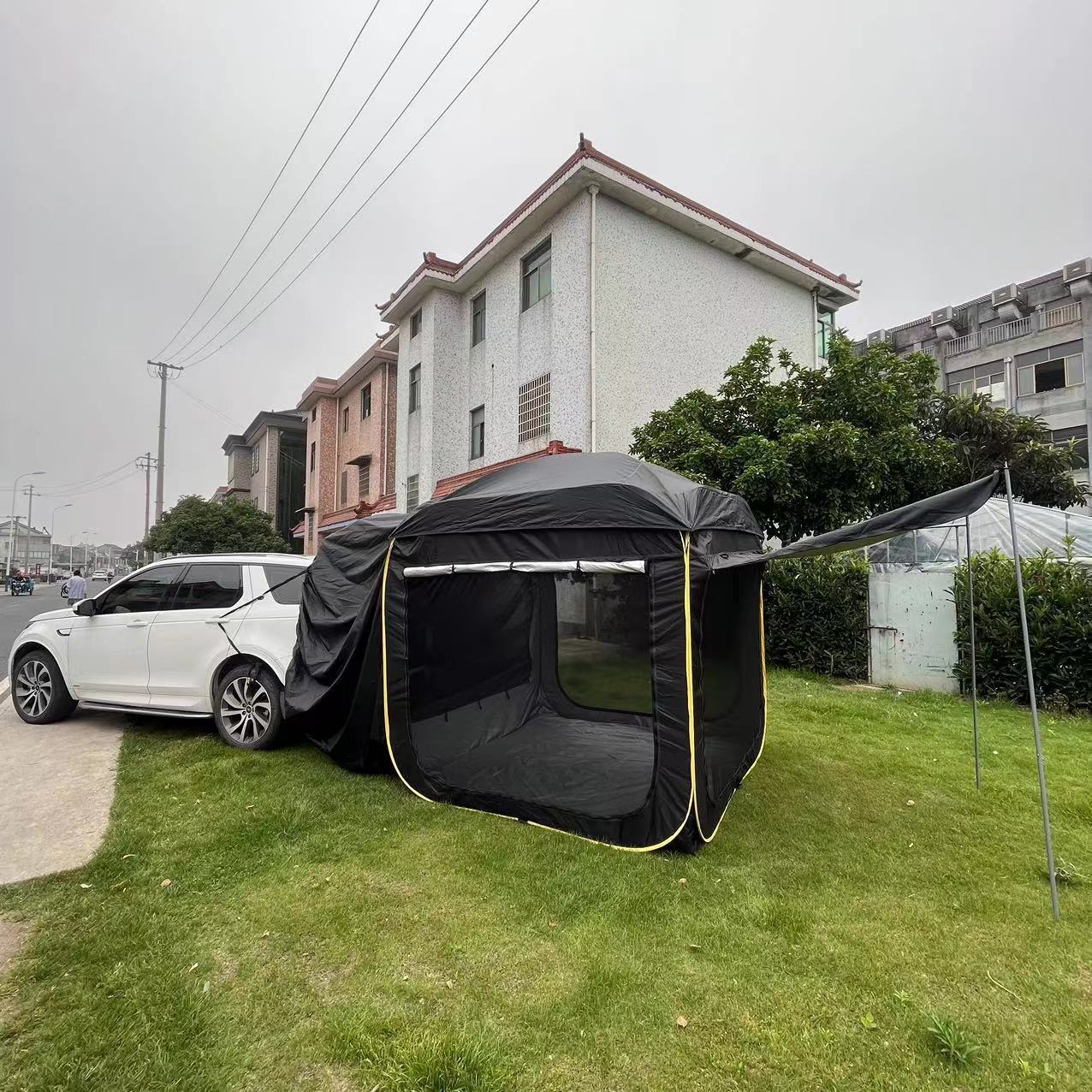 Outdoor extended SUV rear tent, car-mounted tent, trunk tent, car tail box tent, side-of-car tent for outdoor camping