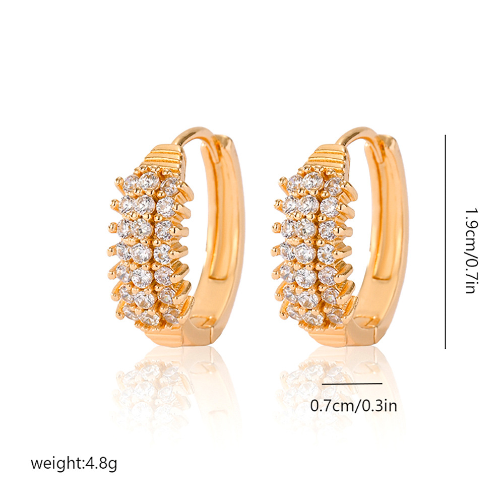 8g Weight Copper Ear Needle Material Zircon Inlay Material Earrings Classification 1 Pair Quantity Daily Occasion Copper Material Heart Shape, Crown, Rhombus Pattern Women's Gender Inlay Design Casual, Simple Style Style 1 Pair Casual Simple Style Heart Shape Crown Rhombus Inlay Copper Zircon Earrings 11