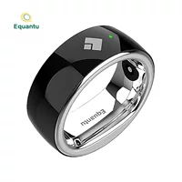 Умное кольцо Equantu: металлический электронный счётчик для обучения математике - чёрный №7 до №14