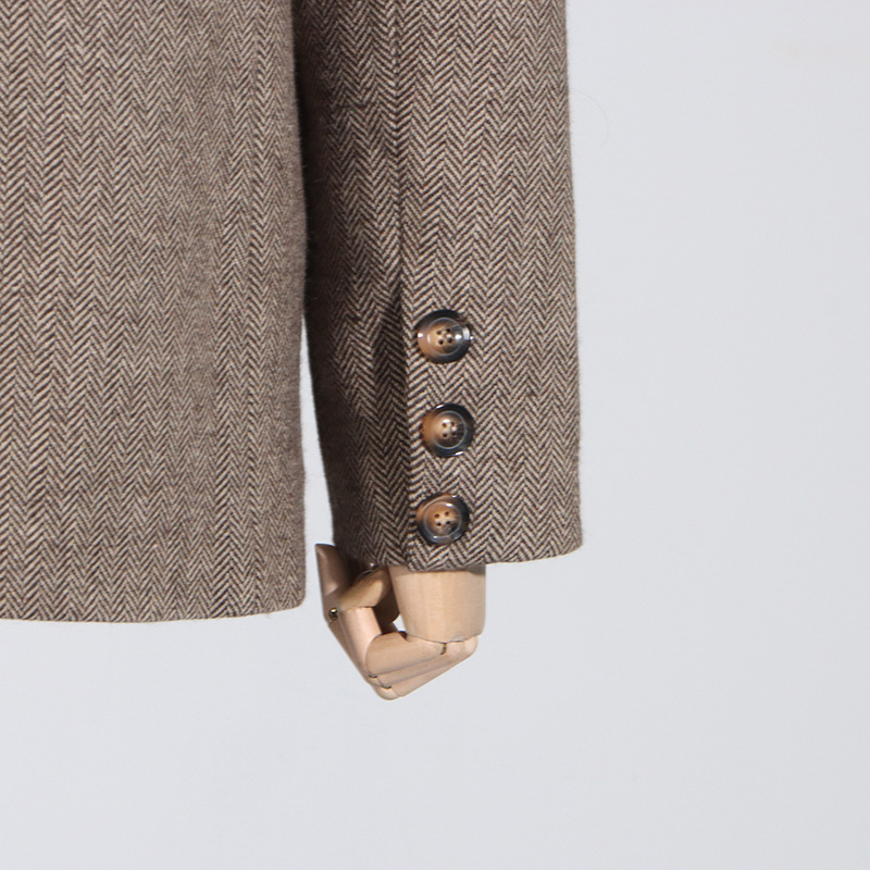 Women's Clothing Spring New Artistic Retro Three dimensional Flower Loose Design One button Solid Color Suit Jacket for Women_voghion.com