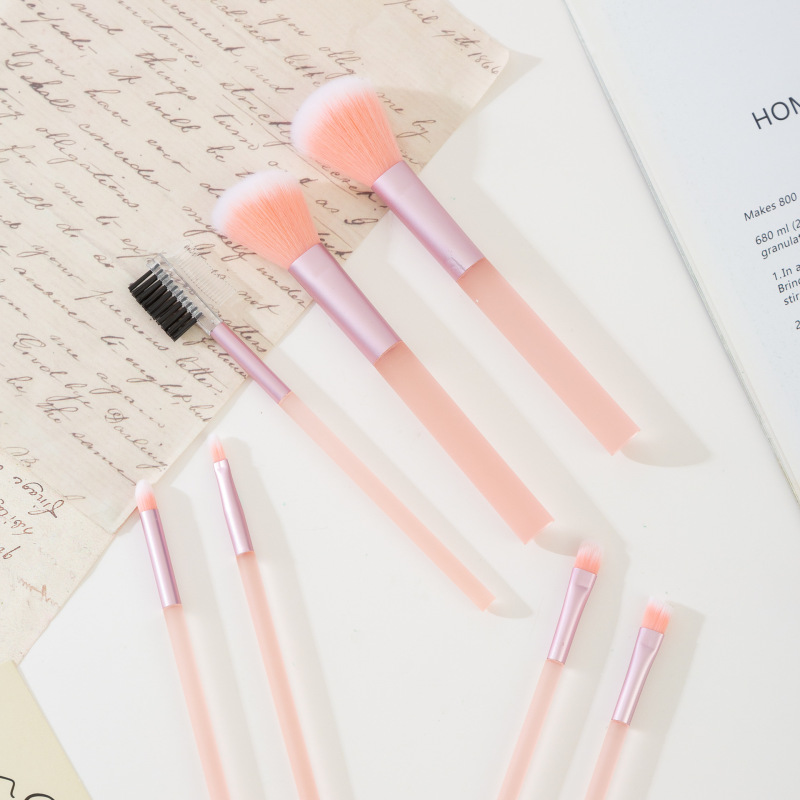 新製品 7 個ゼリーメイクブラシチークブラシまつげブラシつや消しハンドル pvc ボックスクロスボーダー外国貿易メーカースポット|undefined