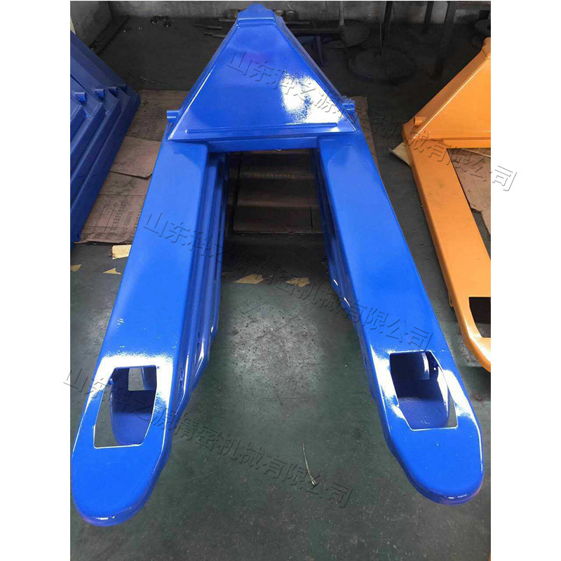 手动液压搬运叉车 尼龙轮手推地牛装卸叉车 小型液压升降搬运车