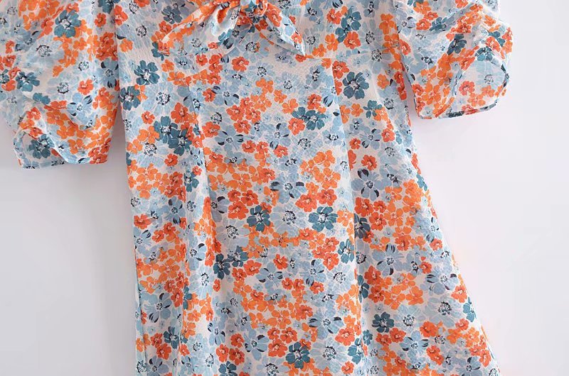 spring floral print dress NSAM49154