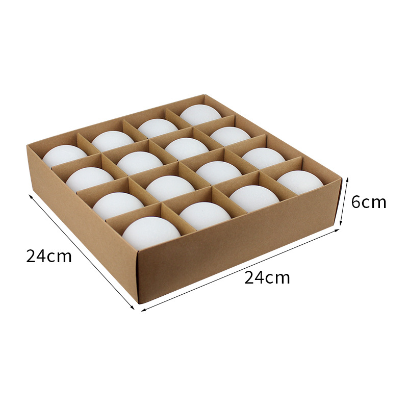 Bolas de Navidad flocadas bolas de Navidad 6CM / 16pcs flocadas bolas de Navidad decoraciones navideñas fábrica tienda directa Navidad