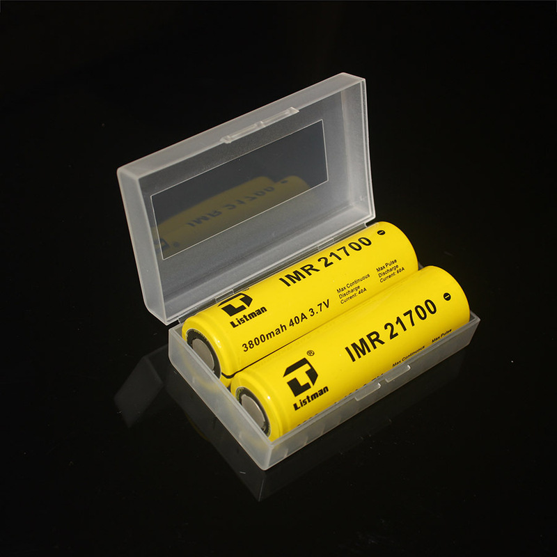 Neutral 21700 20700 Battery Box Packaging Box 2-Pack Storage Box Frosted Anti-Scratch Material Neutral 21700 20700 Battery Box Packaging Box 2-Pack Storage Box Frosted Anti-Scratch Material