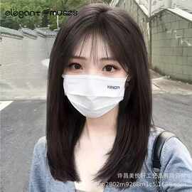 递针顶女士头套锁骨发波波头清新淑女型假发全手织真发逼真自然