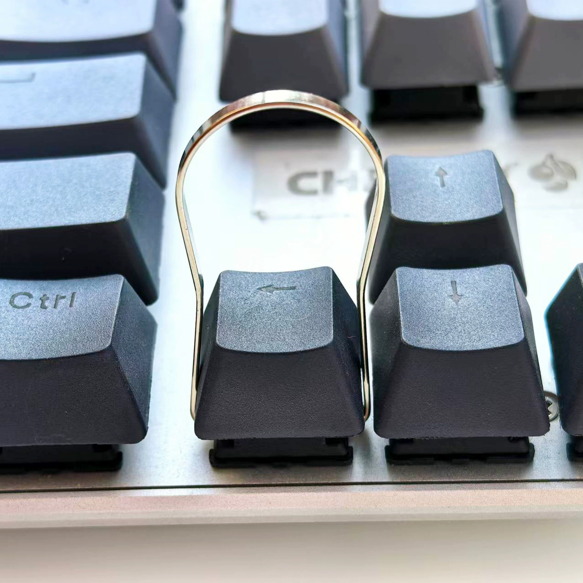Уникальный Фокус Инструмент для извлечения ключей из нержавеющей стали для механических клавиатур - аксессуар для удаления крышки клавиши