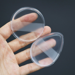 Wholesale Transparent Powder Puff That Does Not Eat Powder Q-Bomb Makeup Non-Stuck Powder Air Cushion Super Soft Silicone Beauty Tool Thumb Powder Puff
