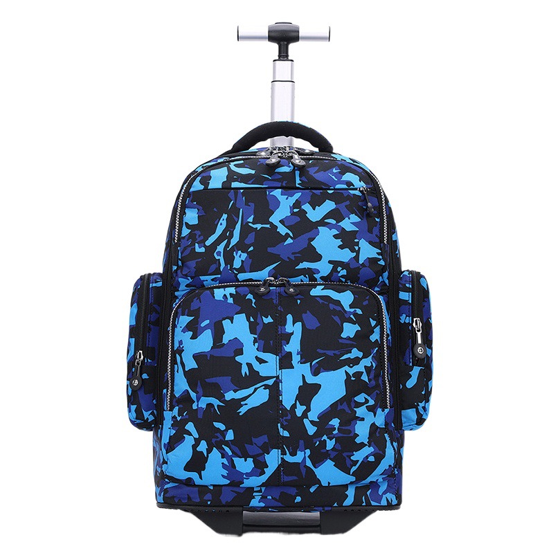 Mochila de una sola pieza de la carretilla de la entrega para los estudiantes de la escuela primaria y secundaria que suben las escaleras Muchachas de los muchachos de la capacidad grande 8-16 años los estudiantes de la escuela secundaria