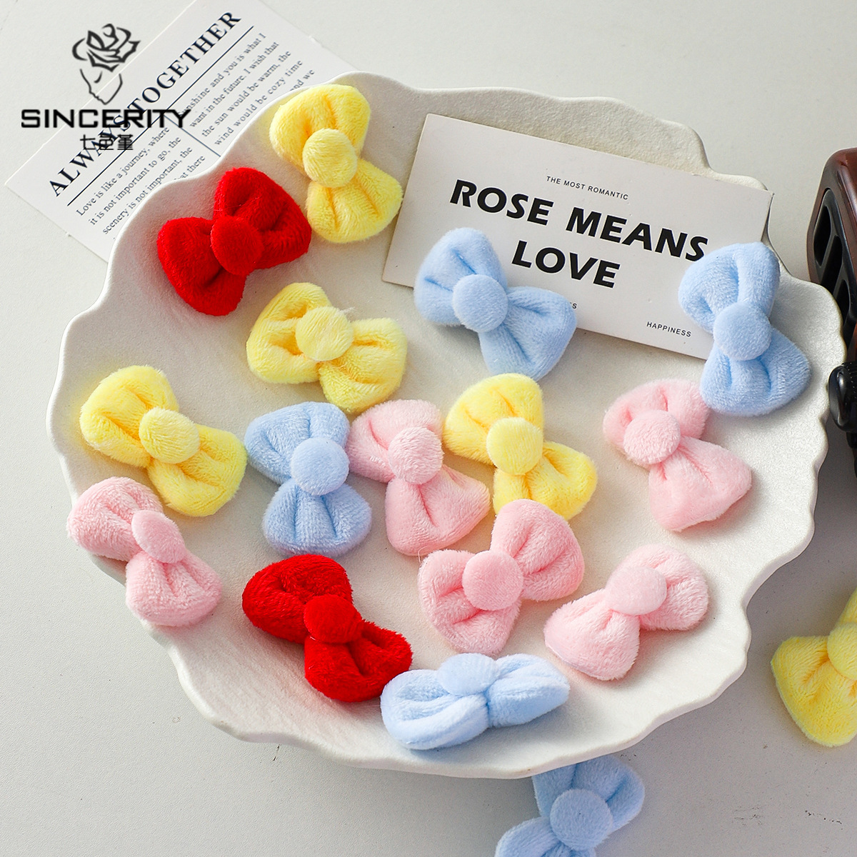 Siete colores cordier peluche jugar arco ramo floral decoración floral con peluche con DIY regalo floral